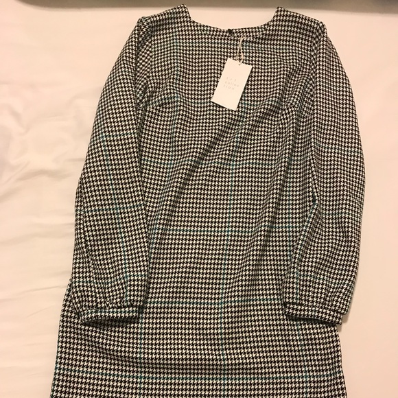 LAST CHANCE! Zara checked dress with velvet strips - Picture 5 of 5